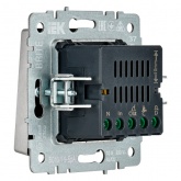 Кнопка звонка с индикацией для отелей ИЭК BRITE 10А алюминий (ВС10-1-9-БрА)