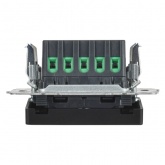 Кнопка звонка с индикацией для отелей ИЭК BRITE 10А черный (ВС10-1-9-БрЧ)