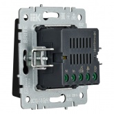 Кнопка звонка с индикацией для отелей ИЭК BRITE 10А черный (ВС10-1-9-БрЧ)