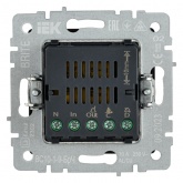 Кнопка звонка с индикацией для отелей ИЭК BRITE 10А черный (ВС10-1-9-БрЧ)