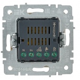 Кнопка звонка с индикацией для отелей ИЭК BRITE 10А бежевый (ВС10-1-9-БрКр)