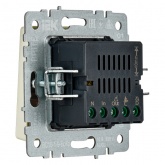 Кнопка звонка с индикацией для отелей ИЭК BRITE 10А бежевый (ВС10-1-9-БрКр)