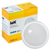 Светильник светодиодный ИЭК LED ДПО 5050 18W 4000K 1770Lm IP65 круг белый