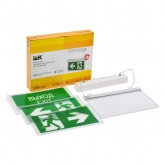 Светильник эвакуационный ИЭК ССА3002 подвесной двусторонний сменный знак 3 часа 3W