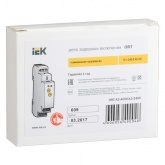 Реле задержки включения ИЭК (ONI) ORT 2CO 1c-10 дней 12-240В AC/DC