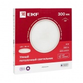 Умный потолочный светильник EKF Connect LED 24W 300 мм IP40 белый