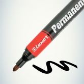 Маркер перманентный Luxor 250 1-3 мм, черный, пулевидный 233838