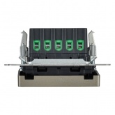 Кнопка звонка с индикацией для отелей ИЭК BRITE 10А шампань (ВС10-1-9-БрШ)