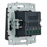 Кнопка звонка с индикацией для отелей ИЭК BRITE 10А графит (ВС10-1-9-БрГ)