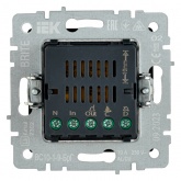 Кнопка звонка с индикацией для отелей ИЭК BRITE 10А графит (ВС10-1-9-БрГ)