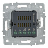 Кнопка звонка с индикацией для отелей ИЭК BRITE 10А белый (ВС10-1-9-БрБ)