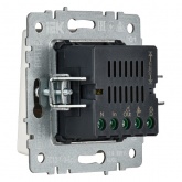 Кнопка звонка с индикацией для отелей ИЭК BRITE 10А белый (ВС10-1-9-БрБ)