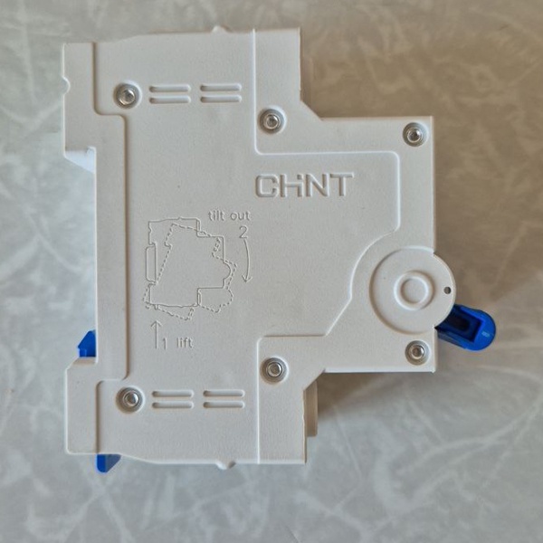 Двухполюсный, модульный рубильник Чинт NXHB-125 номинальным током 63 Ампера