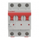 Выключатель нагрузки модульный DKC YON MD63P 63А 3P трехфазный (рубильник)