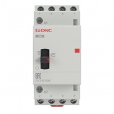 Контактор DKC YON max модульный MCM 4P 25A 4НО 240В АС с ручным управлением