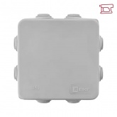 Коробка распаячная EKF для прямого монтажа PROxim КМР-030-031 с крышкой (85х85х40) 8 мембран IP55