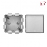 Коробка распаячная EKF для прямого монтажа PROxim КМР-030-031 с крышкой (85х85х40) 8 мембран IP55