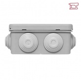 Коробка распаячная EKF для прямого монтажа PROxim КМР-030-031 с крышкой (85х85х40) 8 мембран IP55