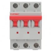 Автоматический выключатель DKC YON MD63 20A тип C 3P 6кА (автомат электрический)