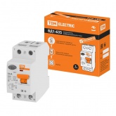 Устройство защитного отключения TDM ВД1-63S 2Р 50А 100мА тип АС селективное