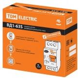 Устройство защитного отключения TDM ВД1-63S 2Р 32А 300мА тип АС селективное