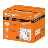 Устройство защитного отключения TDM ВД1-63S 4Р 25А 300мА тип АС селективное