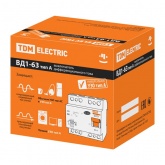 Устройство защитного отключения TDM ВД1-63 4Р 63А 30мА тип А