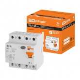 Устройство защитного отключения TDM ВД1-63 4Р 40А 30мА тип А