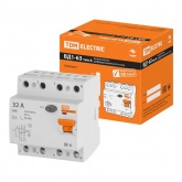 Устройство защитного отключения TDM ВД1-63 4Р 32А 30мА тип А
