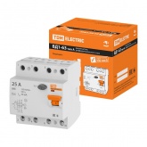 Устройство защитного отключения TDM ВД1-63 4Р 25А 30мА тип А