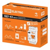 Устройство защитного отключения TDM ВД1-63 2Р 32А 30мА тип А