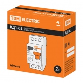 Устройство защитного отключения TDM ВД1-63 2Р 50А 100мА тип АС