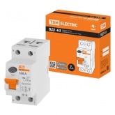 Устройство защитного отключения TDM ВД1-63 2Р 100А 100мА тип АС