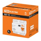 Устройство защитного отключения TDM ВД1-63 4Р 25А 30мА тип АС