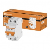 Автоматический выключатель TDM ВА47-29 2Р 2А 4,5кА характеристика D (автомат электрический)