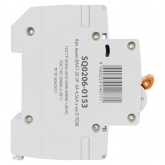 Автоматический выключатель TDM ВА47-29 2Р 6А 4,5кА характеристика D (автомат электрический)