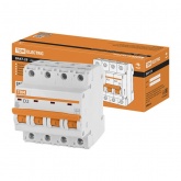 Автоматический выключатель TDM ВА47-29 4Р 2А 4,5кА характеристика D (автомат электрический)
