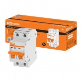 Автоматический выключатель TDM ВА47-29 2Р 2А 4,5кА характеристика В (автомат электрический)