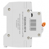 Автоматический выключатель TDM ВА47-29 2Р 2А 4,5кА характеристика В (автомат электрический)