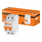Автоматический выключатель TDM ВА47-29 2Р 16А 4,5кА характеристика В (автомат электрический)