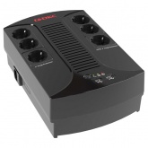 ИБП ДКС Info линейно-интерактивный 800ВА/480Вт 8Ач Schuko 6шт зарядка USB-A 2шт RJ11