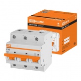 Автоматический выключатель TDM ВА47-100 3Р 63А 10кА характеристика С (автомат электрический)