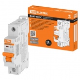 Автоматический выключатель постоянного тока TDM ВА47-60DC 1P 6А 6кА характеристика С 220В (автомат электрический)