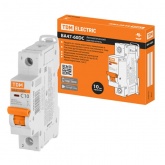 Автоматический выключатель постоянного тока TDM ВА47-60DC 1P 10А 6кА характеристика С 220В (автомат электрический)