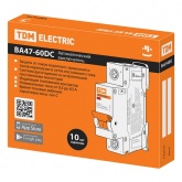 Автоматический выключатель постоянного тока TDM ВА47-60DC 1P 25А 6кА характеристика С 220В (автомат электрический)
