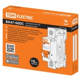 Автоматический выключатель постоянного тока TDM ВА47-60DC 1P 32А 6кА характеристика С 220В (автомат электрический)