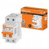 Автоматический выключатель постоянного тока TDM ВА47-60DC 2P 6А 6кА характеристика С 440В (автомат электрический)