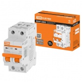 Автоматический выключатель постоянного тока TDM ВА47-60DC 2P 10А 6кА характеристика С 440В (автомат электрический)