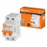 Автоматический выключатель постоянного тока TDM ВА47-60DC 2P 25А 6кА характеристика С 440В (автомат электрический)