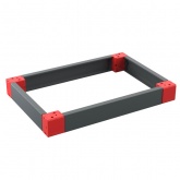 Комплект угловых элементов цоколя DKC для шкафов RAM block 100мм с пластиковыми заглушками 4шт